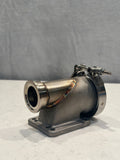 Pre Fab T4 Elbow with Wastegate Merge 304 Stainless Steel