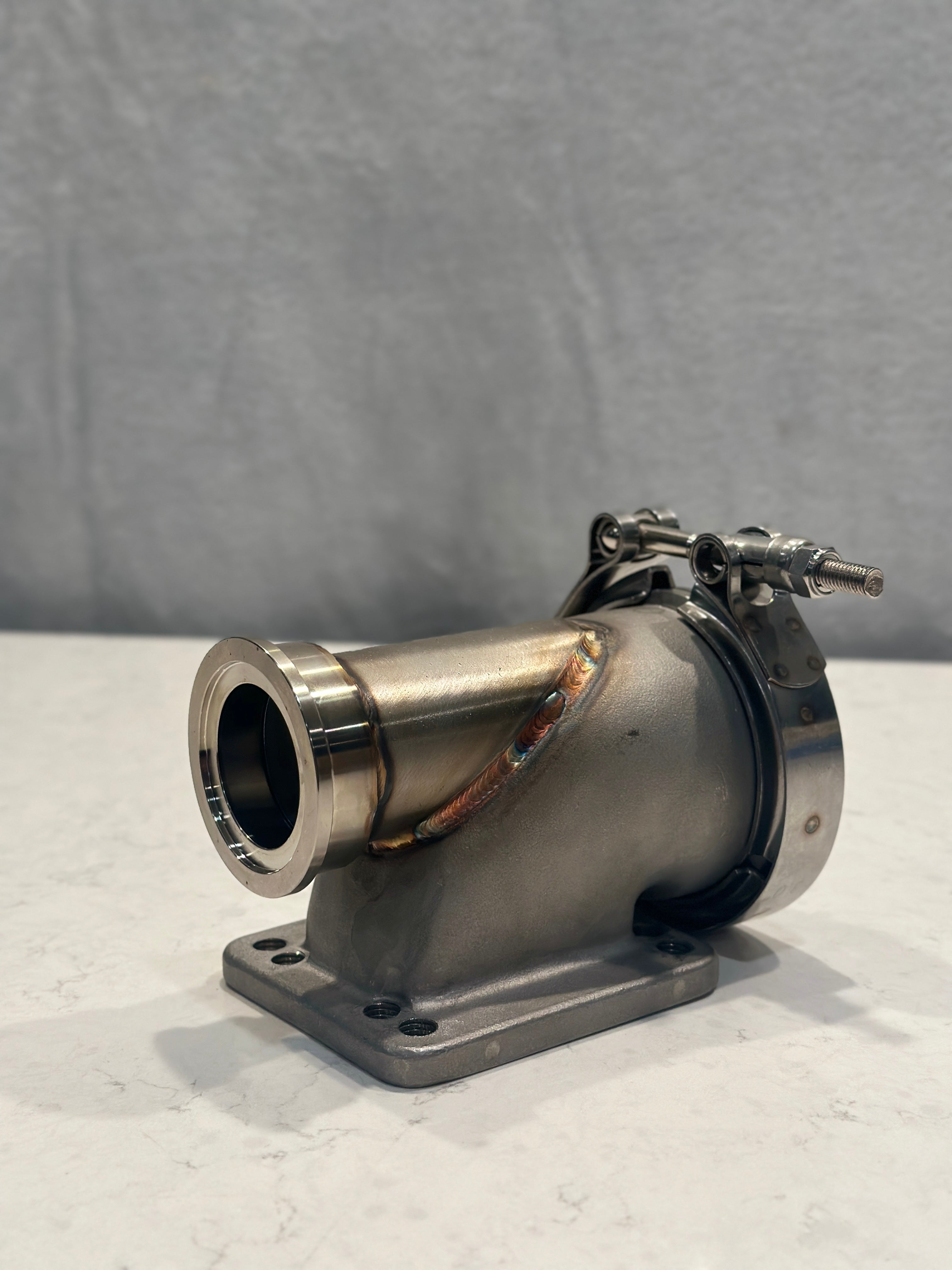 Pre Fab T4 Elbow with Wastegate Merge 304 Stainless Steel
